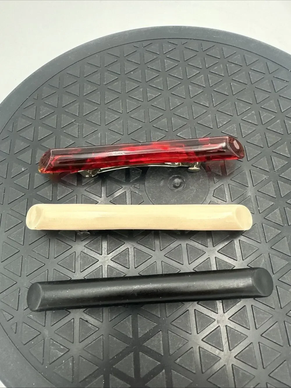 Set Of Three Vintage Evita Peroni Hair Clips